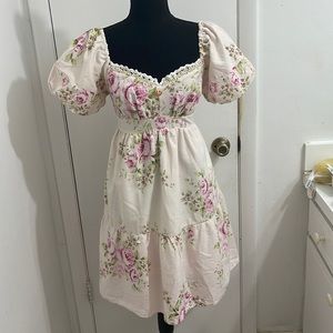 Vintage handmade floral dress